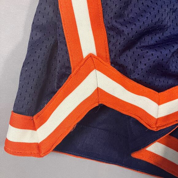 Illinois Fighting Illini Pro Player Men’s XXL NCAA Basketball Shorts Navy Orange - Picture 10 of 15